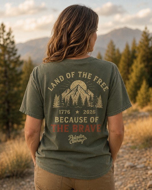Land of the Free Heavyweight Tee