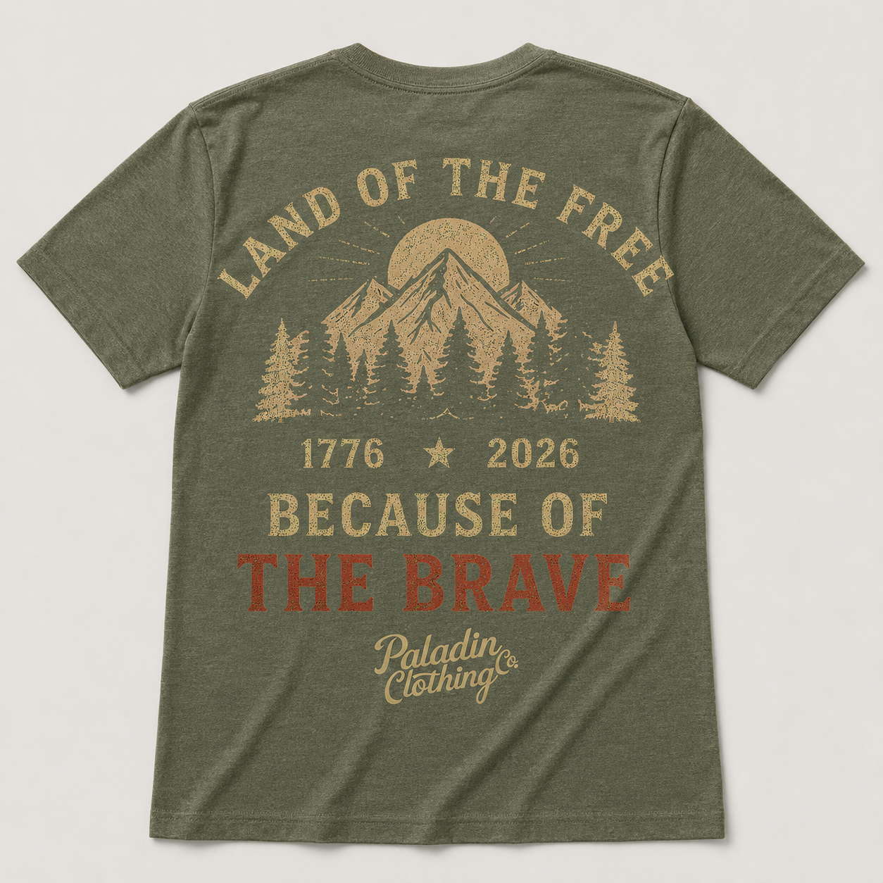 Land of the Free Triblend Tee