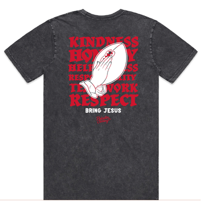 Praying Hands - Football Tee